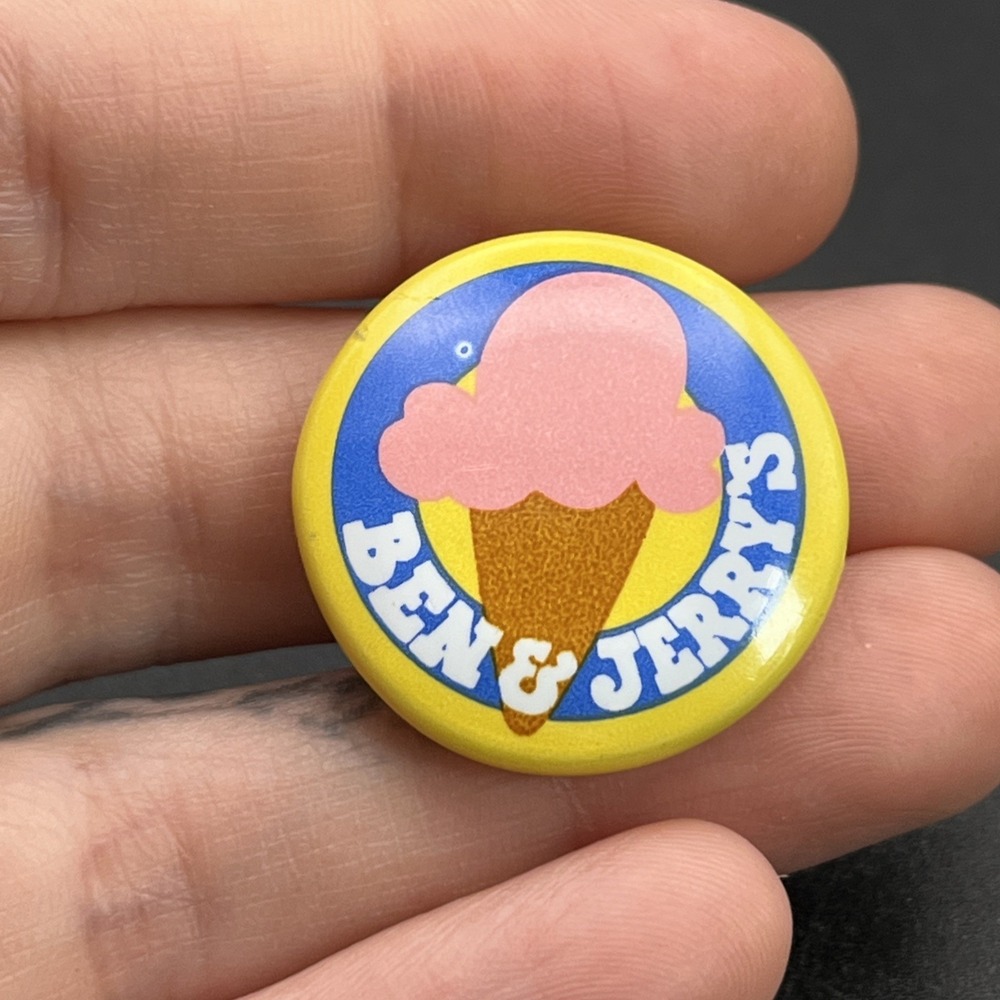 Ben &‎ Jerry's Ice Cream Button Pin